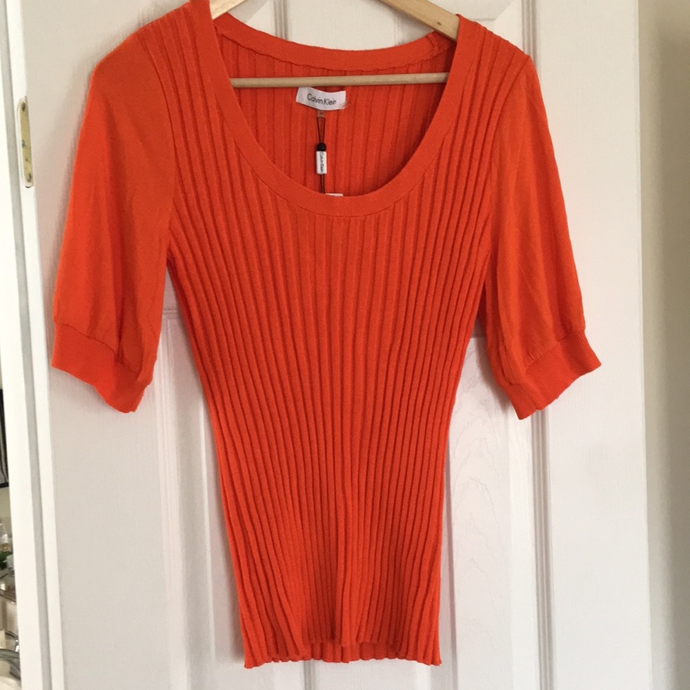 Calvin Klein top.